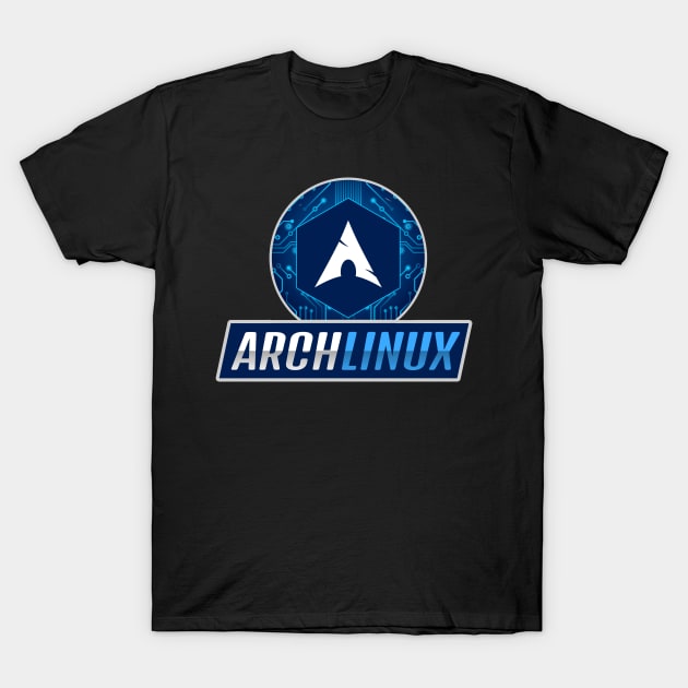 Cyber security - Ethical Hacker -  Arch Linux T-Shirt by Cyber Club Tees